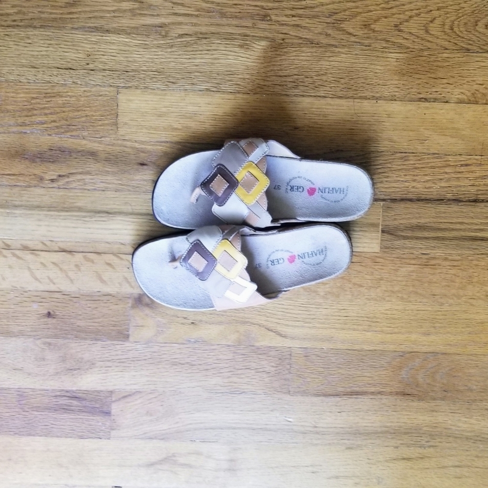 NWOT - Haflinger Thong Sandal - Picture 2 of 11